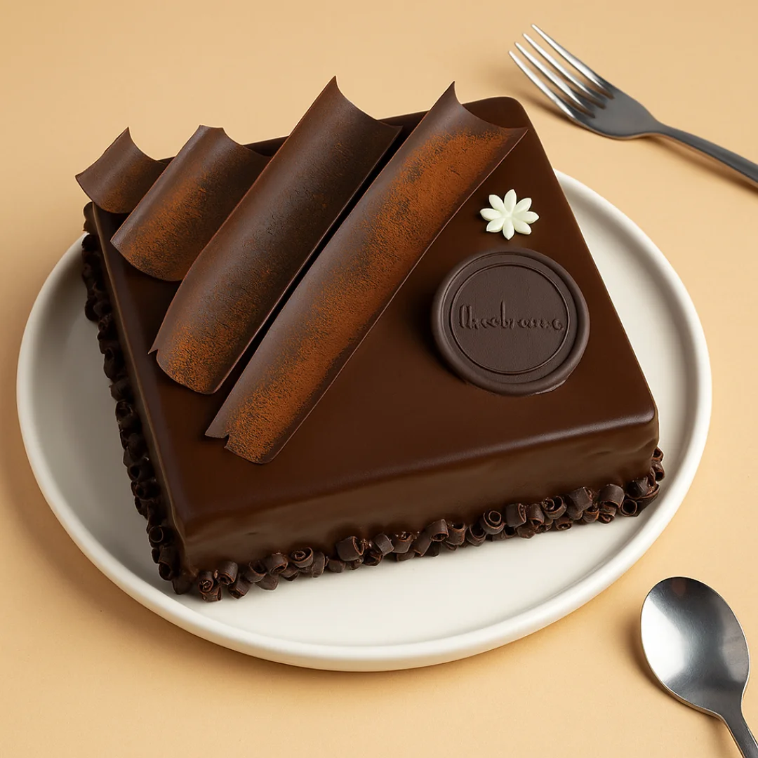 19 Dark Chocolate Opera Cake - Image 1
