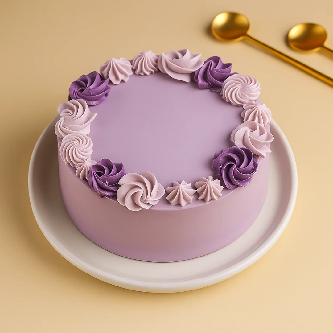 8 Lavender Bliss Cream Cake - Image 1